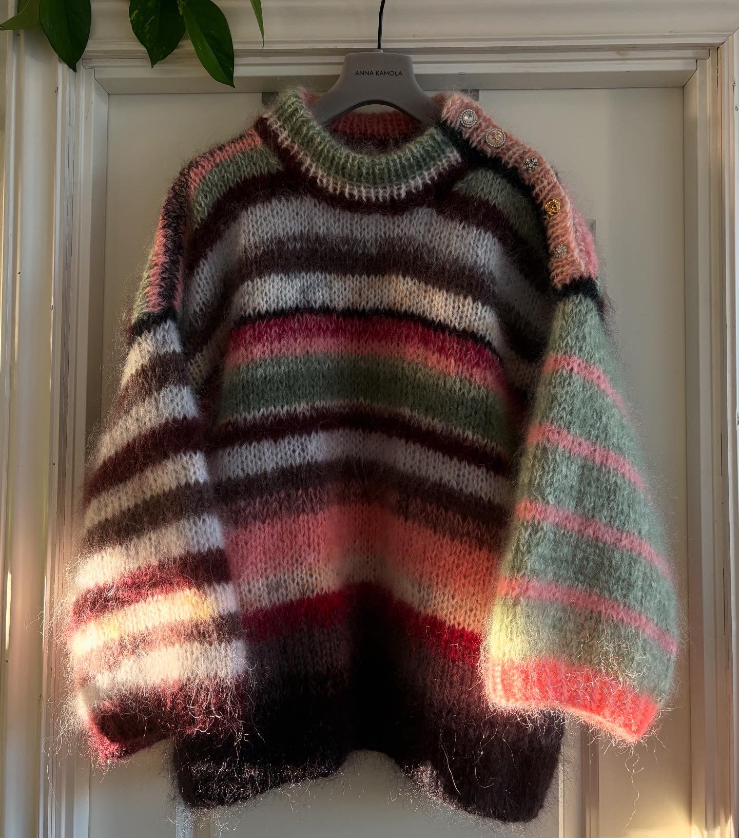 frozen blooms sweater