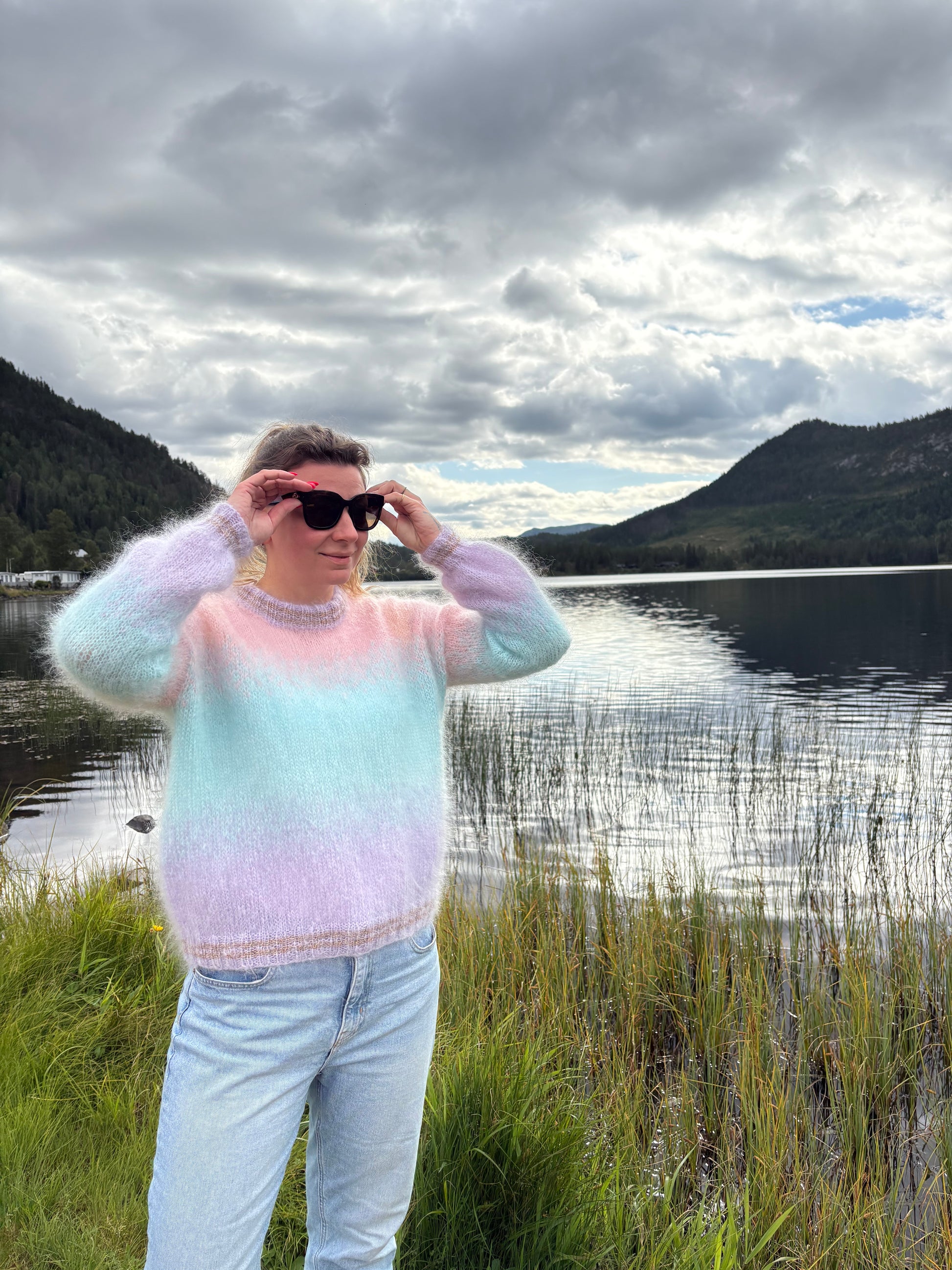 GARNPAKKE sorbet sunrise sweater cotton candy