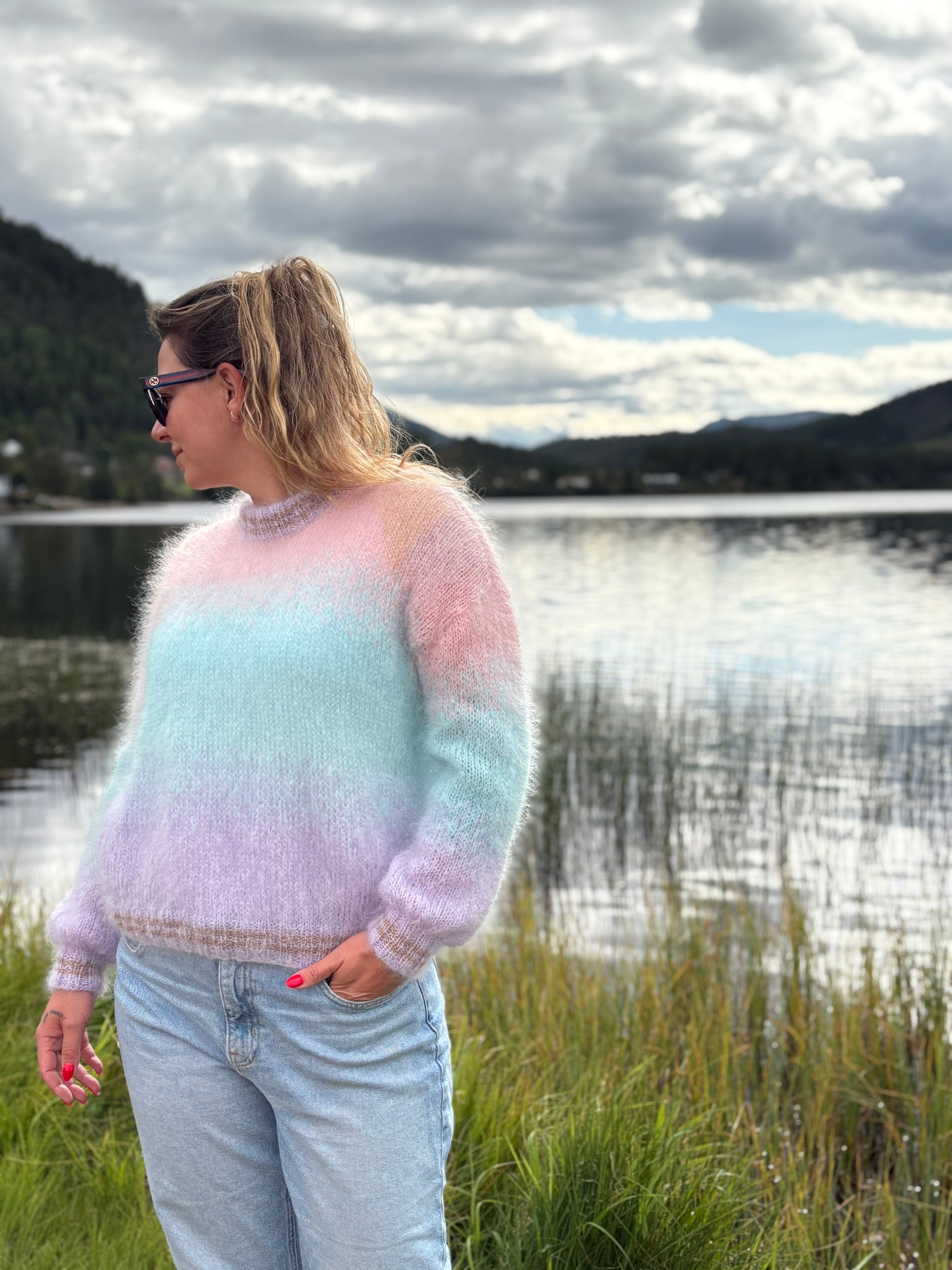 GARNPAKKE sorbet sunrise sweater cotton candy