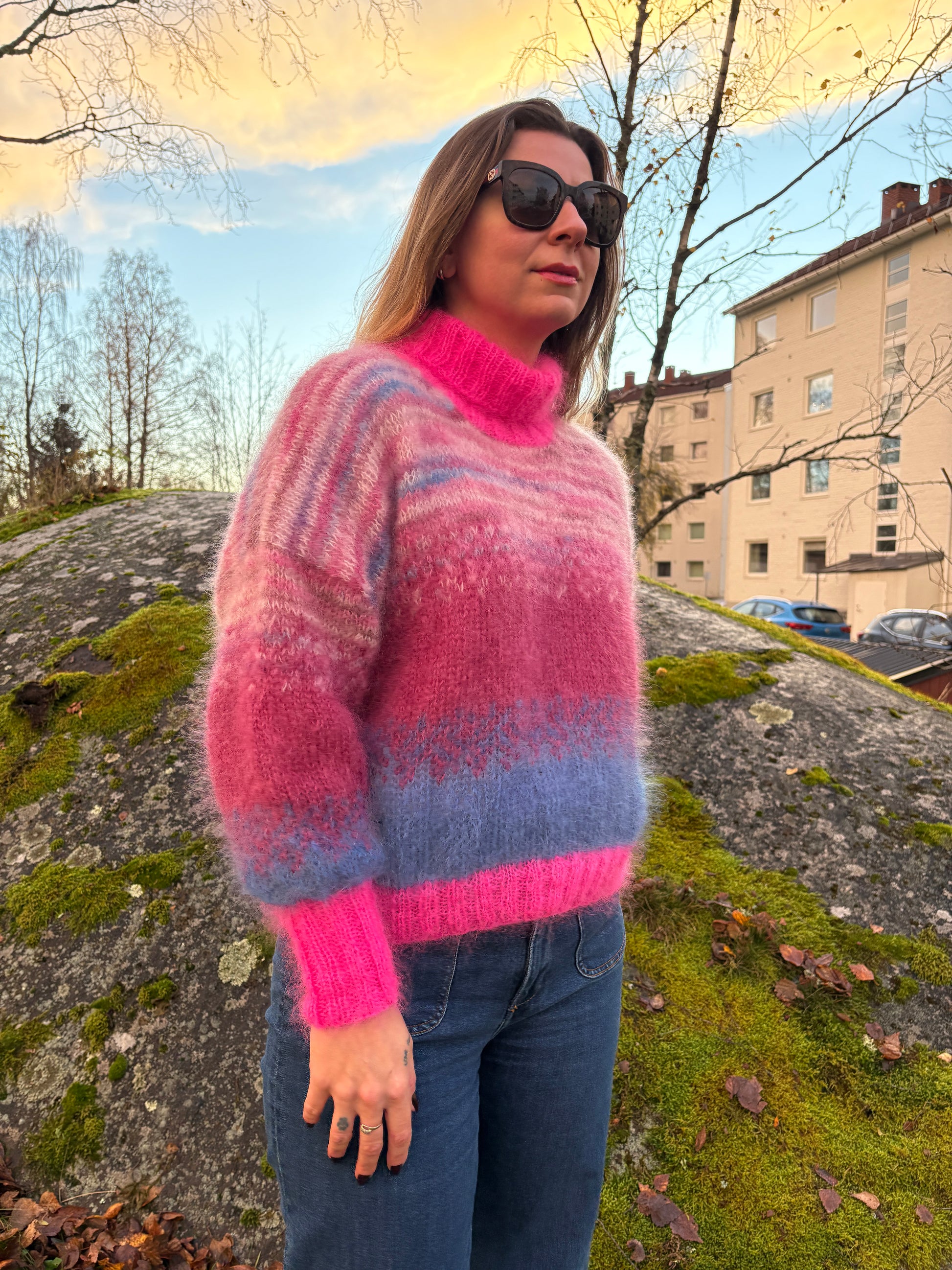 GARNPAKKE winter sorbet sweater winterberries