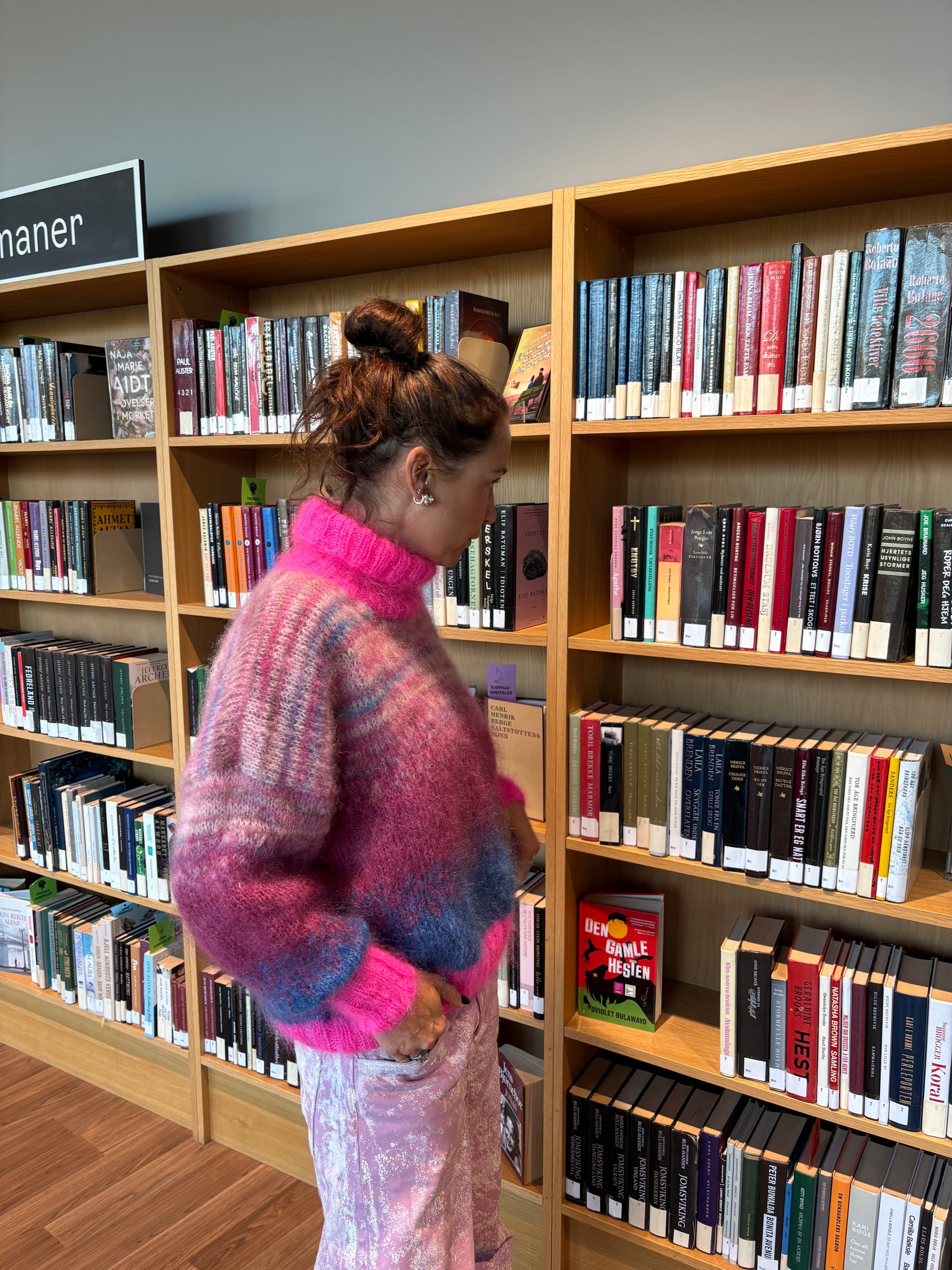 GARNPAKKE winter sorbet sweater winterberries jeans blå