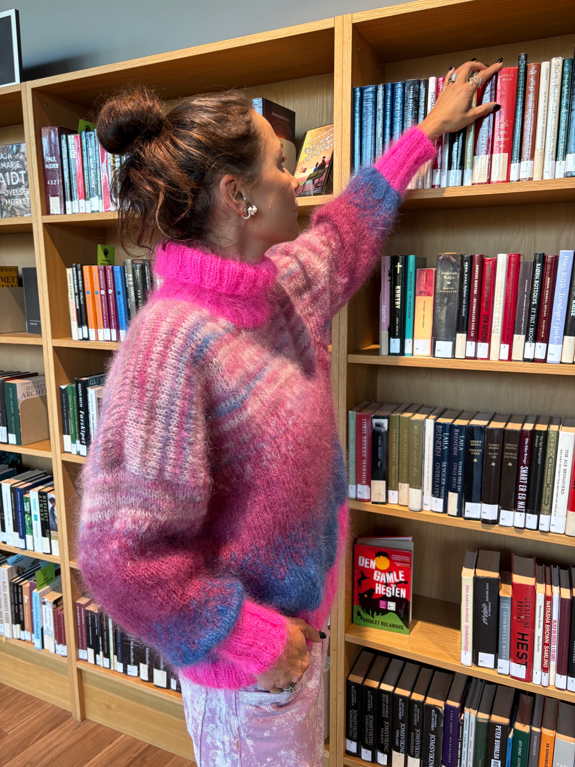 GARNPAKKE winter sorbet sweater winterberries jeans blå