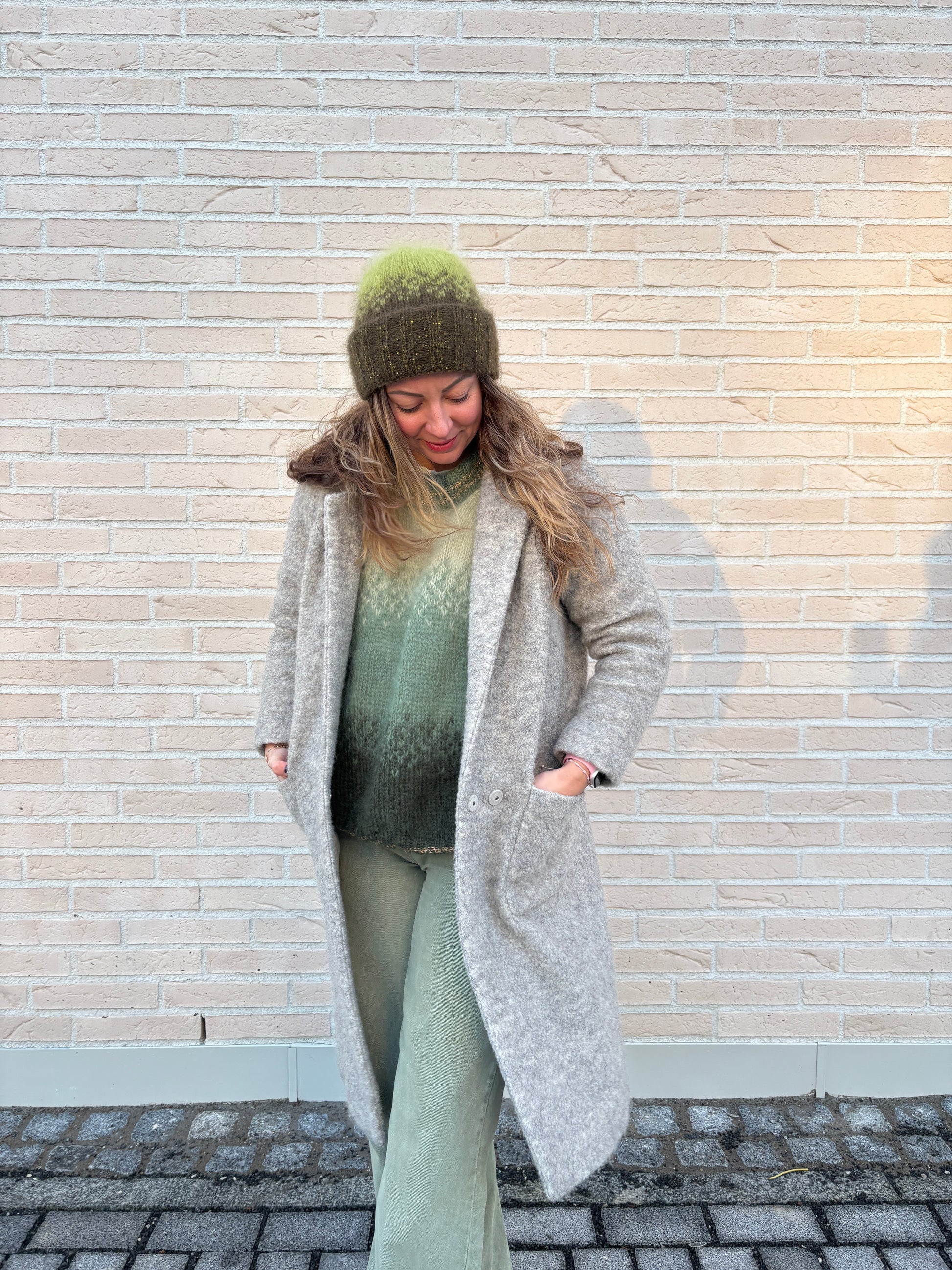 GARNPAKKE sorbet sunrise sweater mint mojito