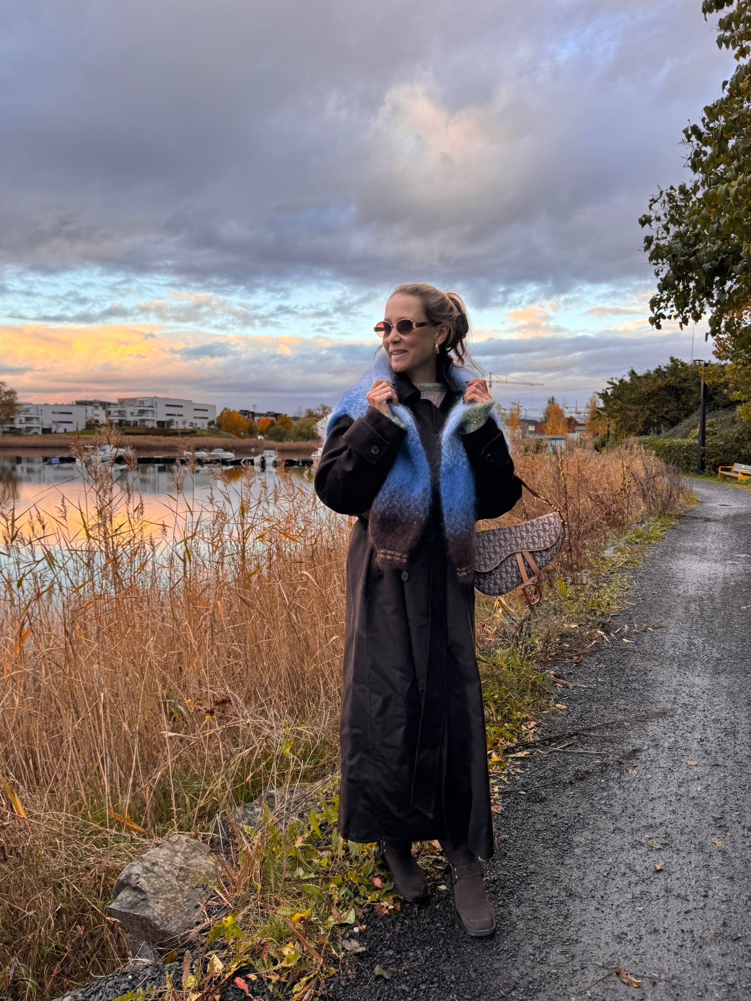 GARNPAKKE sorbet sunrise cardigan mocha blues