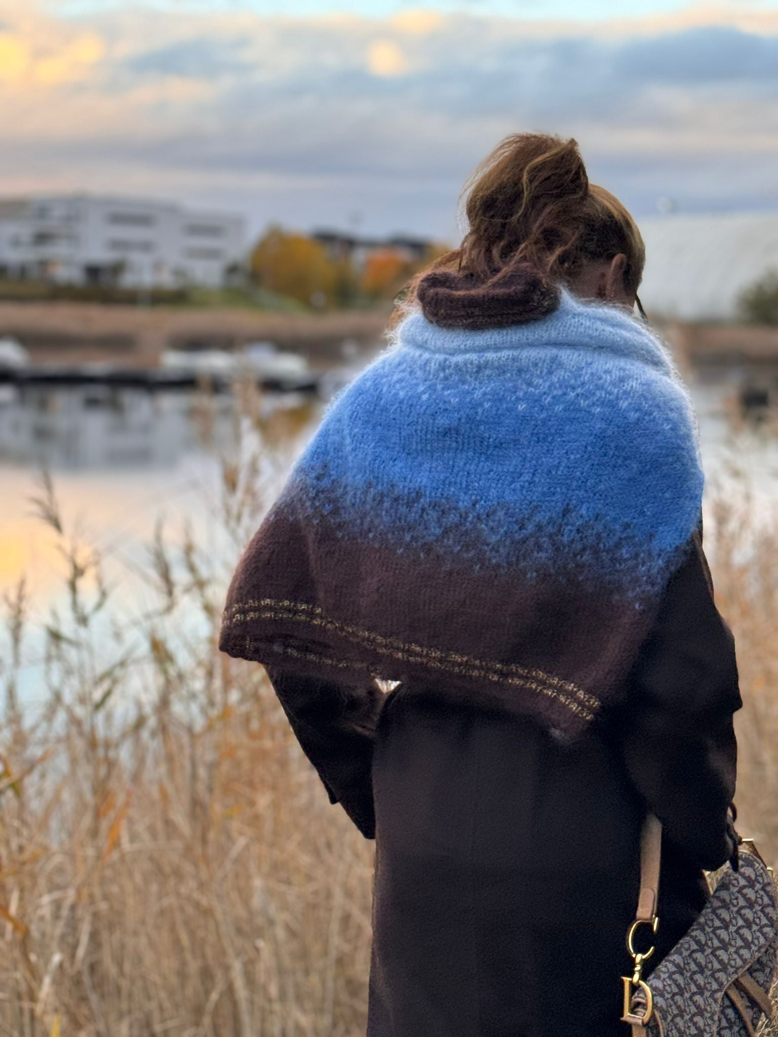 GARNPAKKE sorbet sunrise cardigan mocha blues