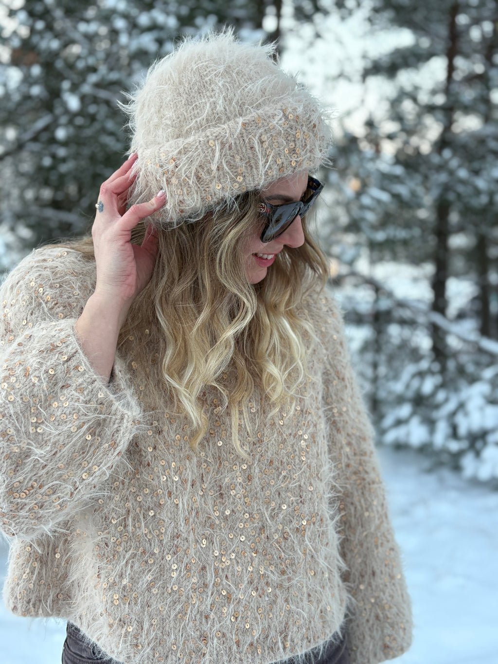 fairy floof beanie