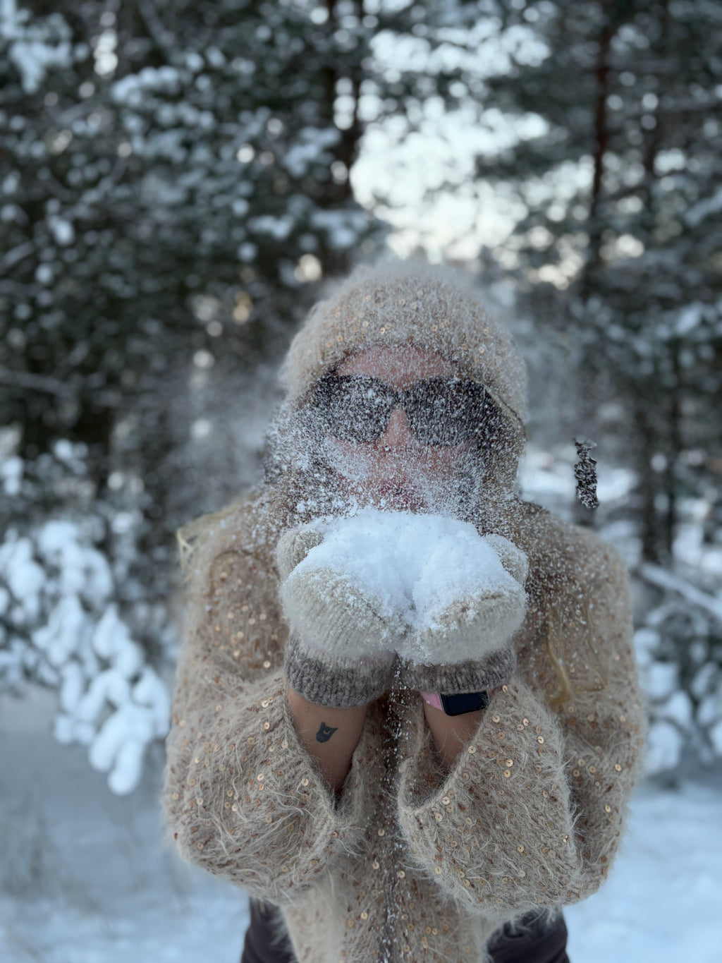 fairy floof beanie