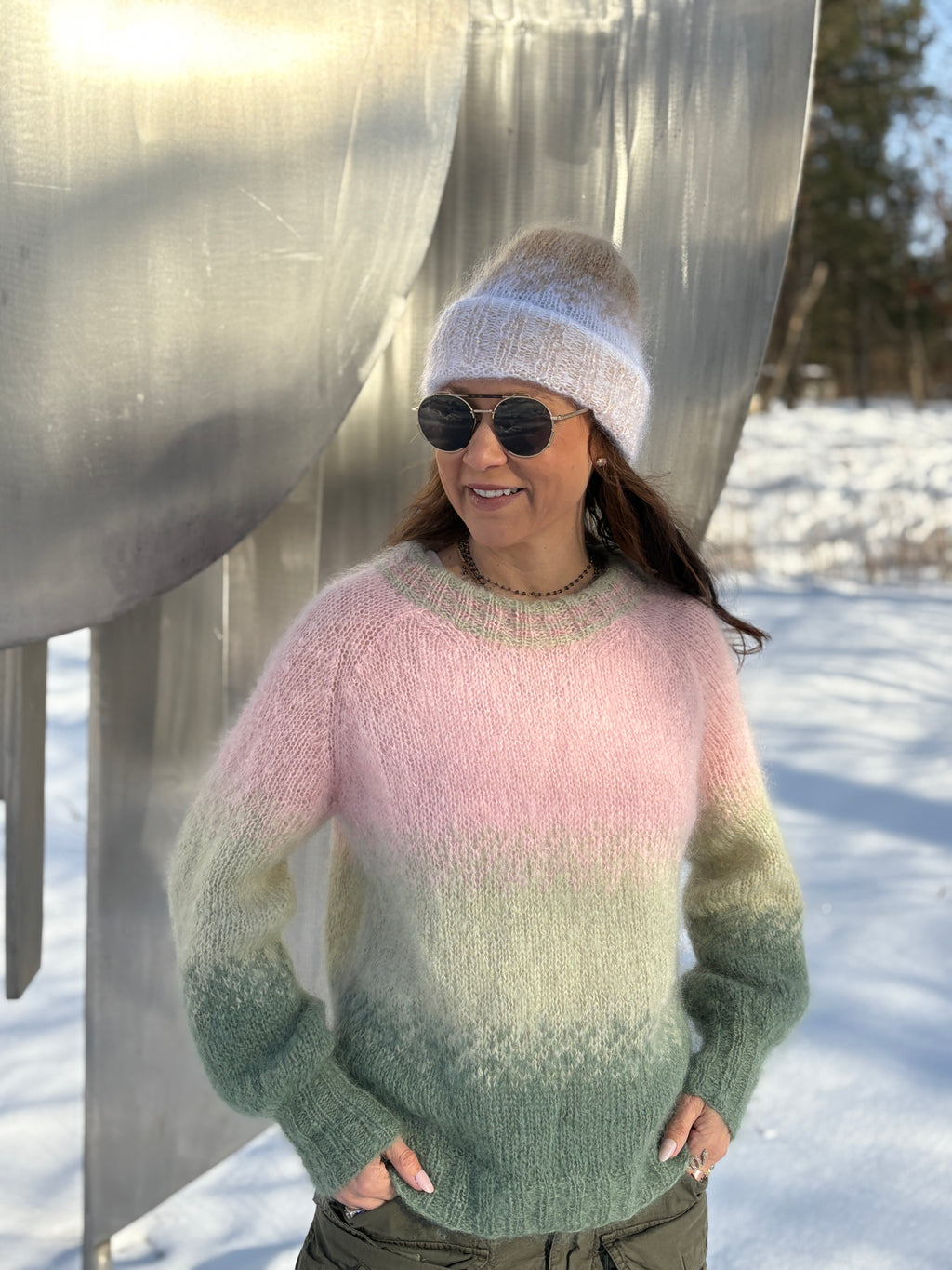 sorbet sunrise sweater raglan