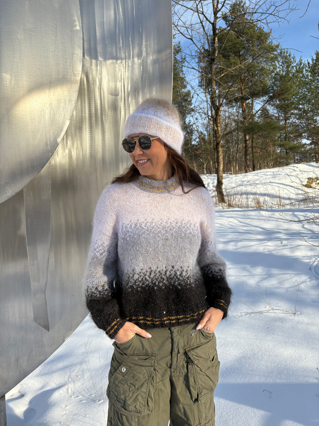 GARNPAKKE sorbet sunrise sweater disco haze