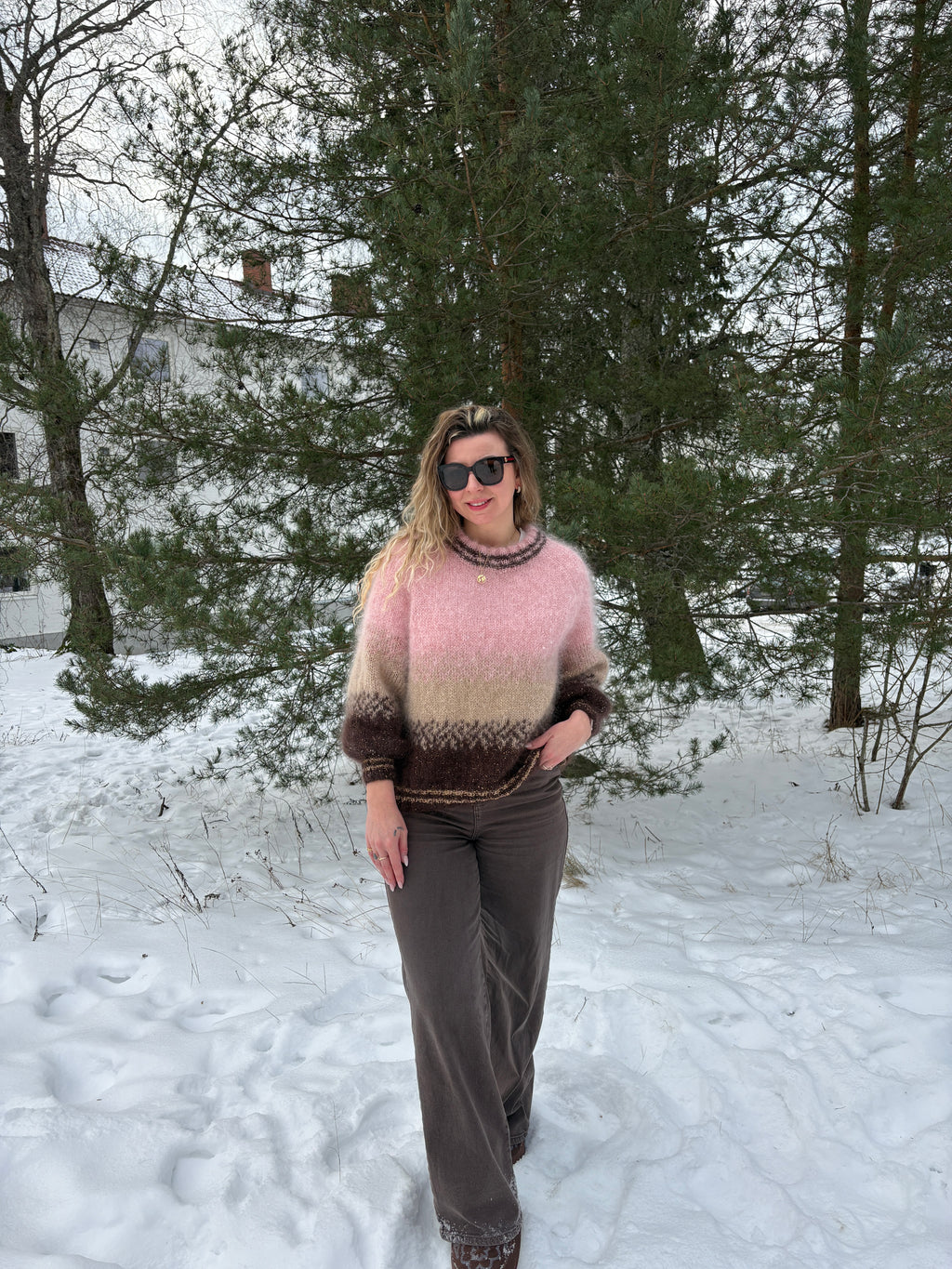 GARNPAKKE sorbet sunrise raglan strawberry latte