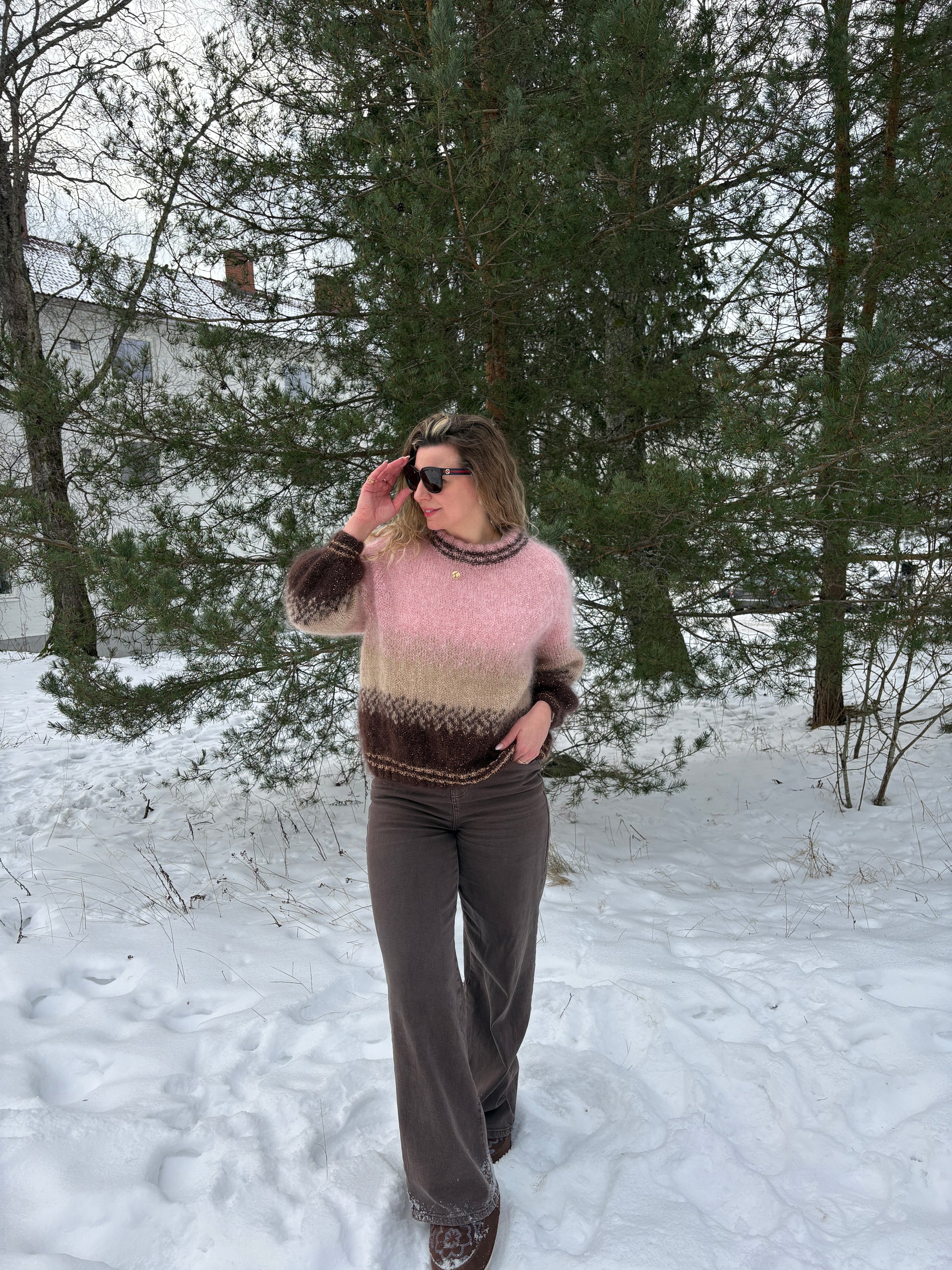 GARNPAKKE sorbet sunrise raglan strawberry latte