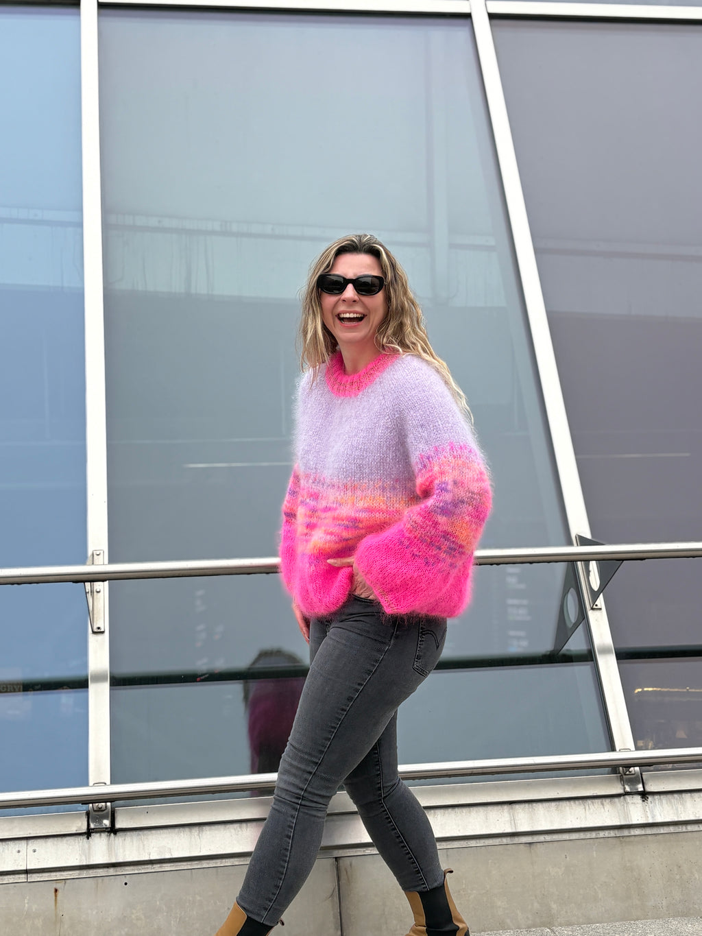 GARNPAKKE spring sorbet sweater unicorn