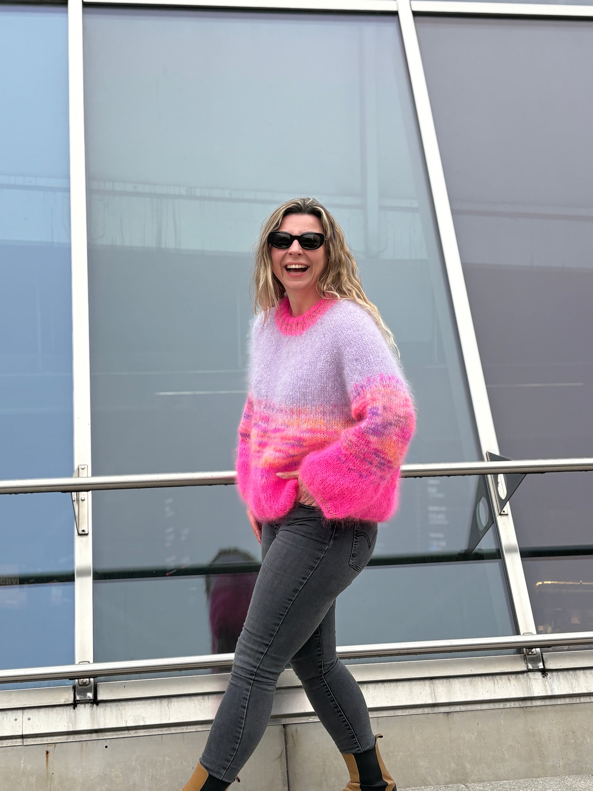 GARNPAKKE spring sorbet sweater unicorn