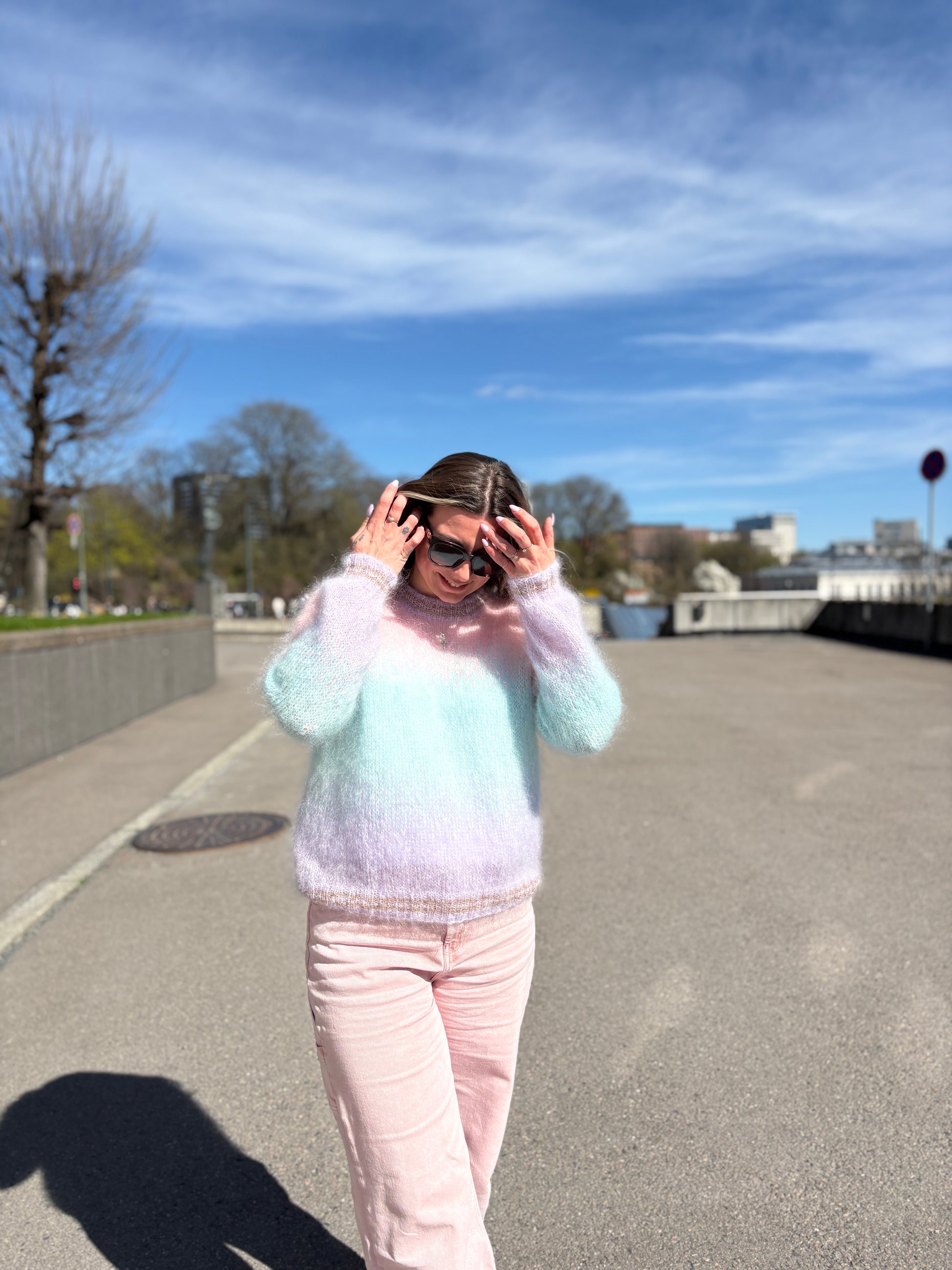 GARNPAKKE sorbet sunrise sweater cotton candy