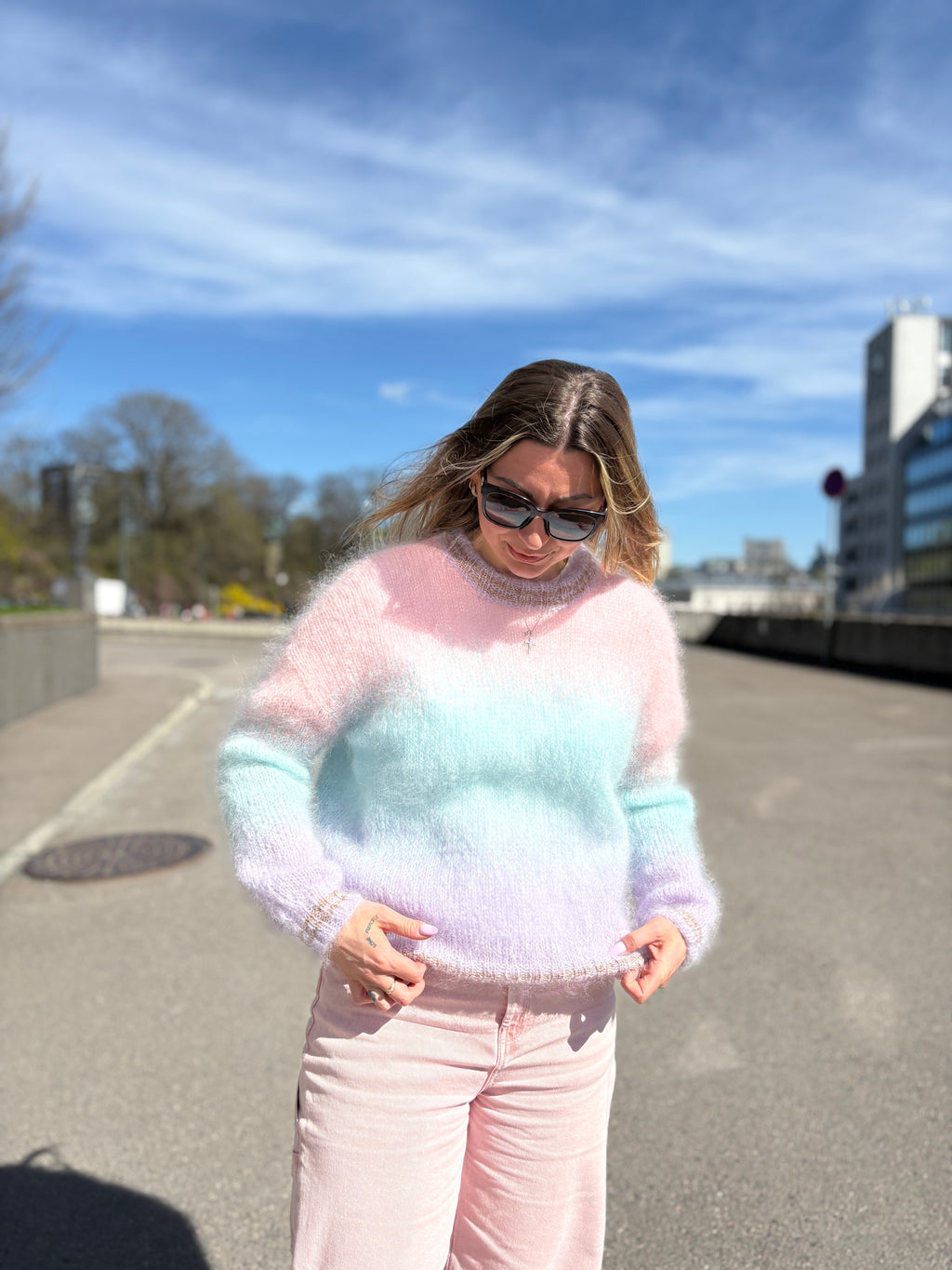 GARNPAKKE sorbet sunrise sweater cotton candy