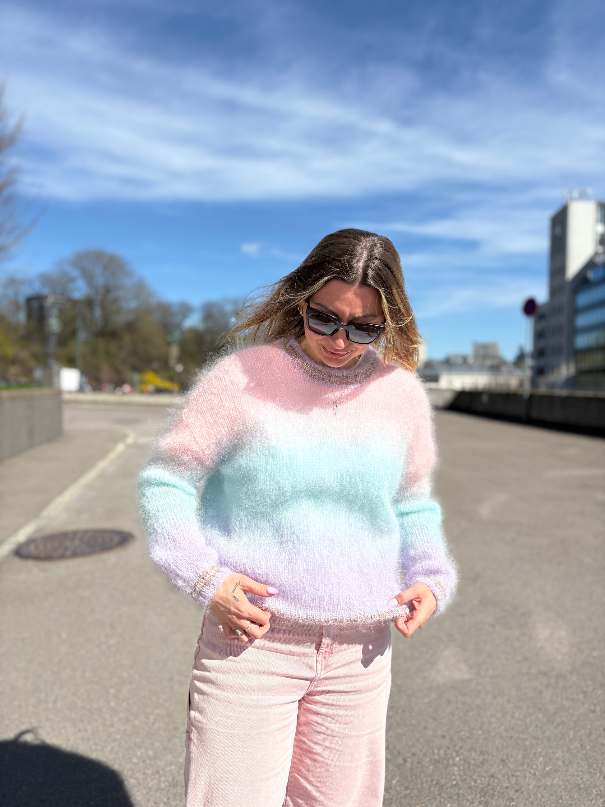 GARNPAKKE sorbet sunrise sweater cotton candy