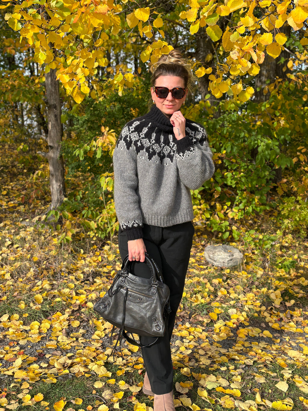frosted sweater
