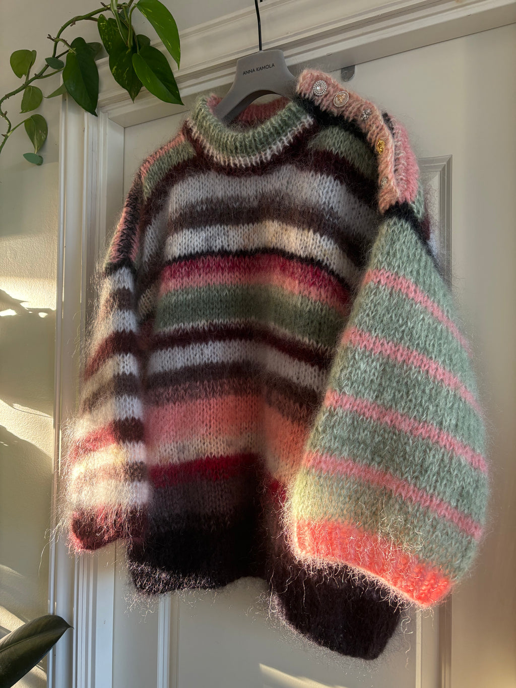frozen blooms sweater