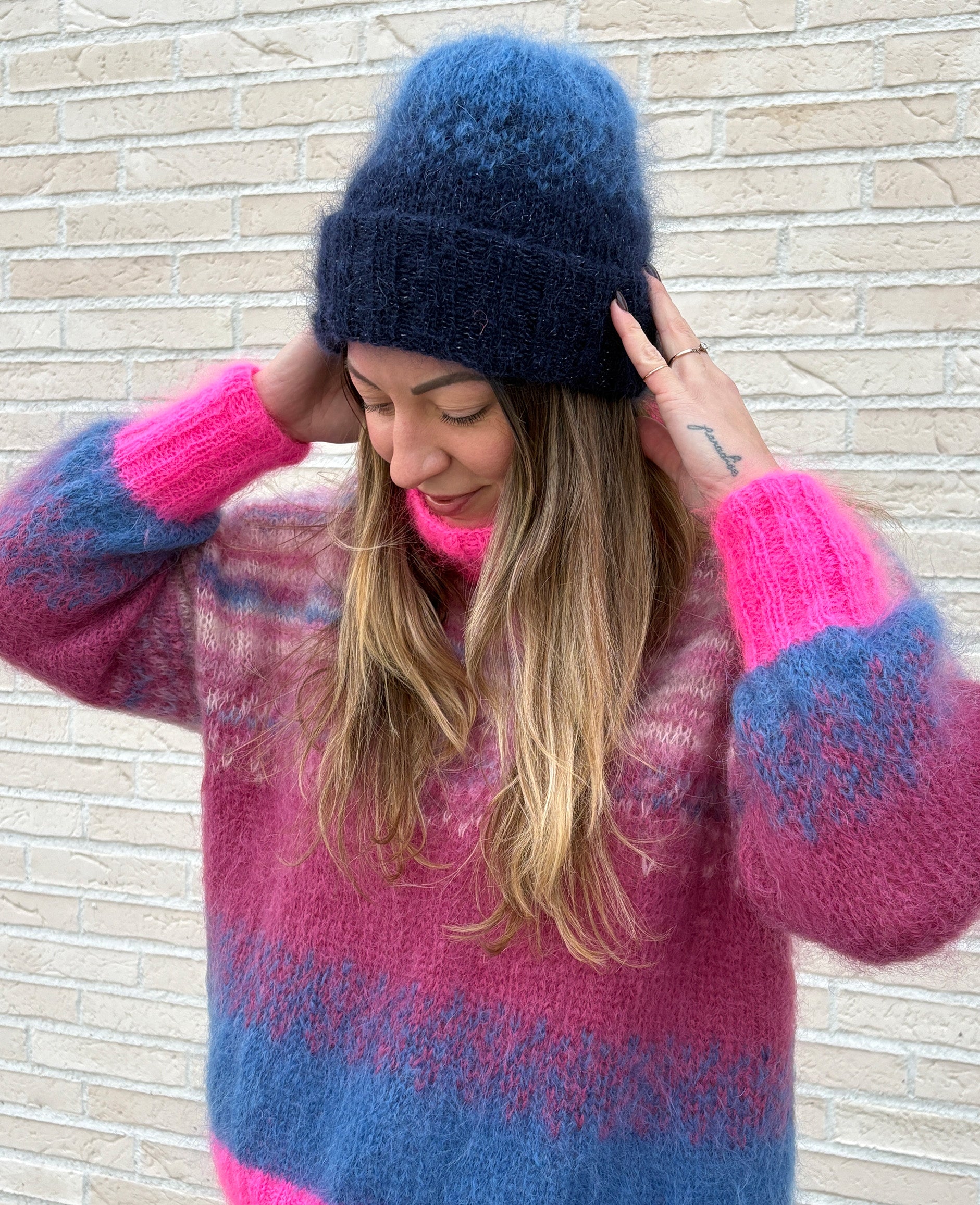 GARNPAKKE sorbet sunrise beanie midnight daze