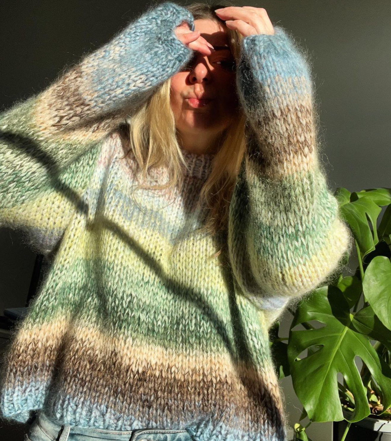 summer rain sweater
